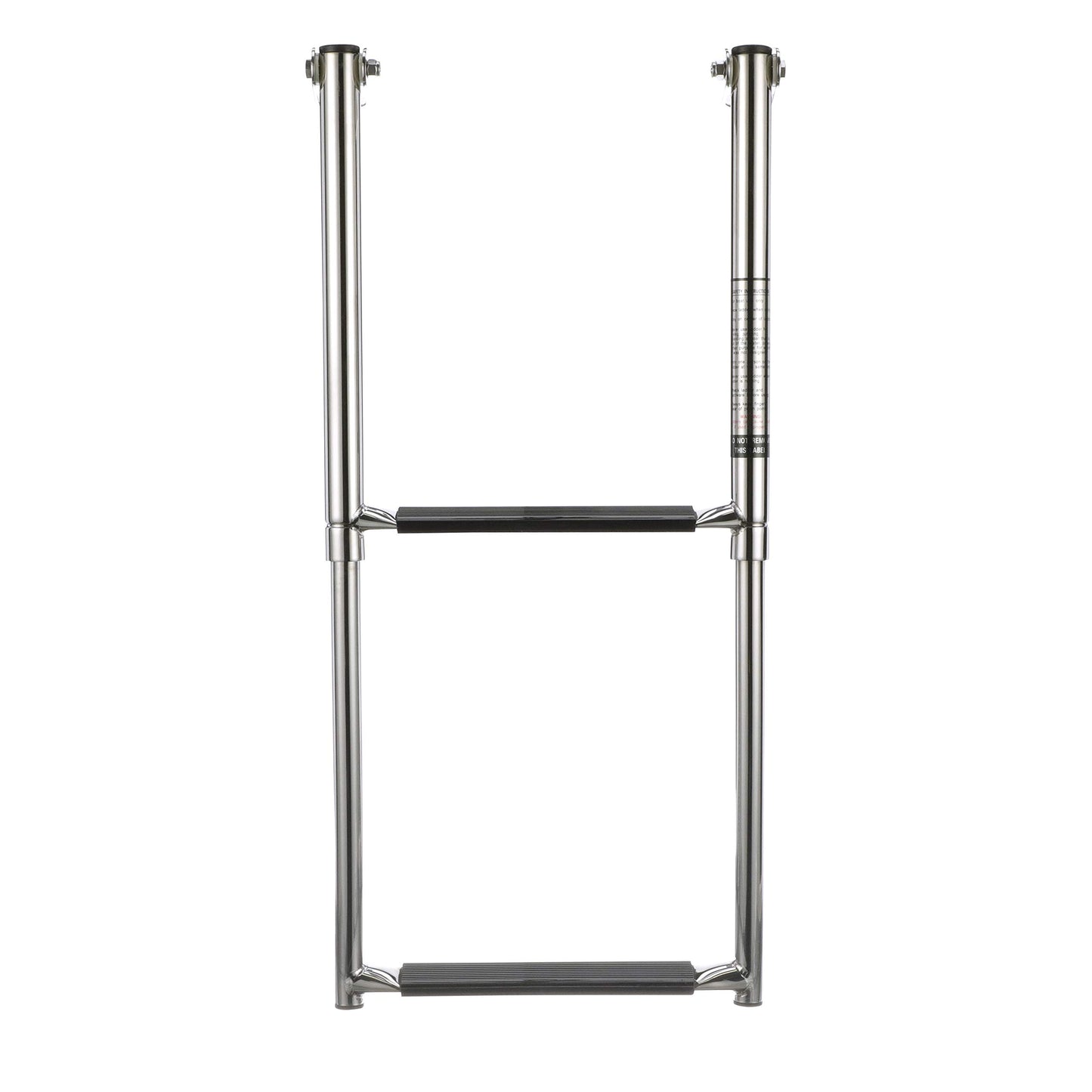 Seachoice Top Mount Telescoping Ladder for Universal Swim Platform, Stainless Steel Tubing, 2 Step, Ladder Only