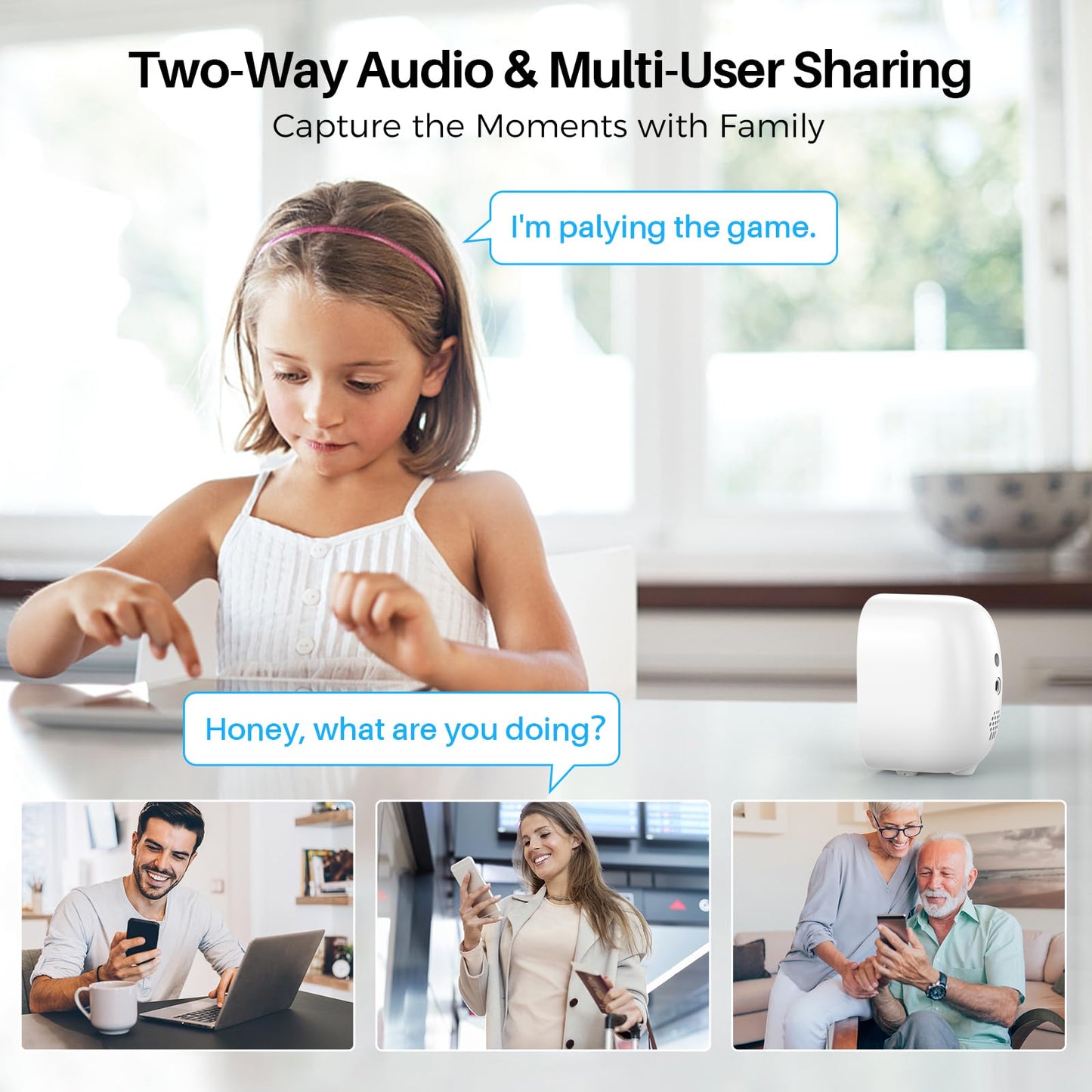 MaxiViz Security Cameras Wireless Outdoor (4 Pack), Battery Powered Cameras for Home Security with AI Motion Detection, 2K Color Night Vision, 2-Way Talk, IP66 Weatherproof, SD/Cloud Storage