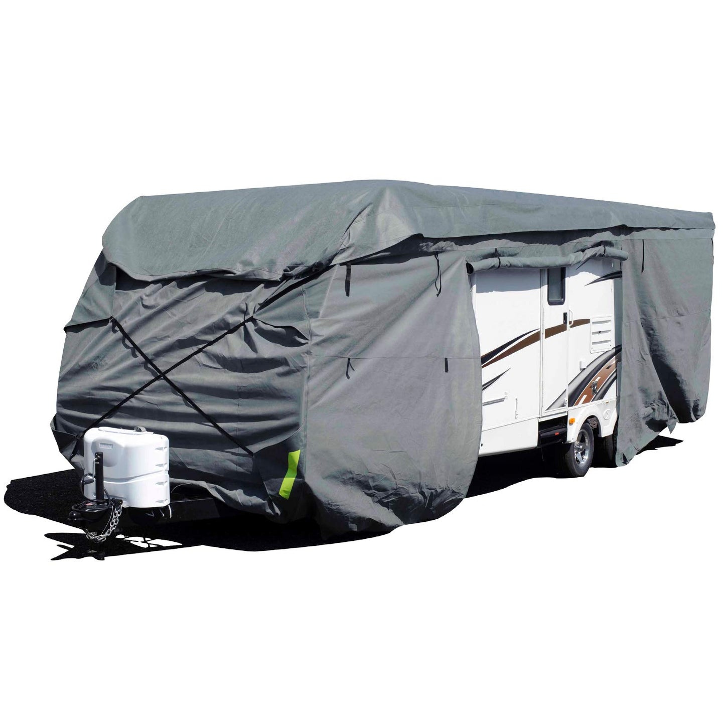 Budge Toy Hauler RV Covers Fits Toy Hauler RVs up to 25' Long (Gray, Polypropylene)