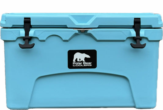 Polar Bear Coolers - 45 Can Hard-Sided Cooler - Ice Chest for Camping, Travel, Sports Events, or Fishing - Insulated Hard Shell Cooler - Heavy-Duty & Portable - Keeps Ice up to 5 days - 45 qt, Seafoam