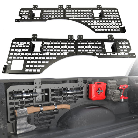 Trumgeta Side Bed MOLLE Panel Fit for 5.5 Feet Ford F150 2015-2020 & 2021-2026 Truck Storage Organizer System