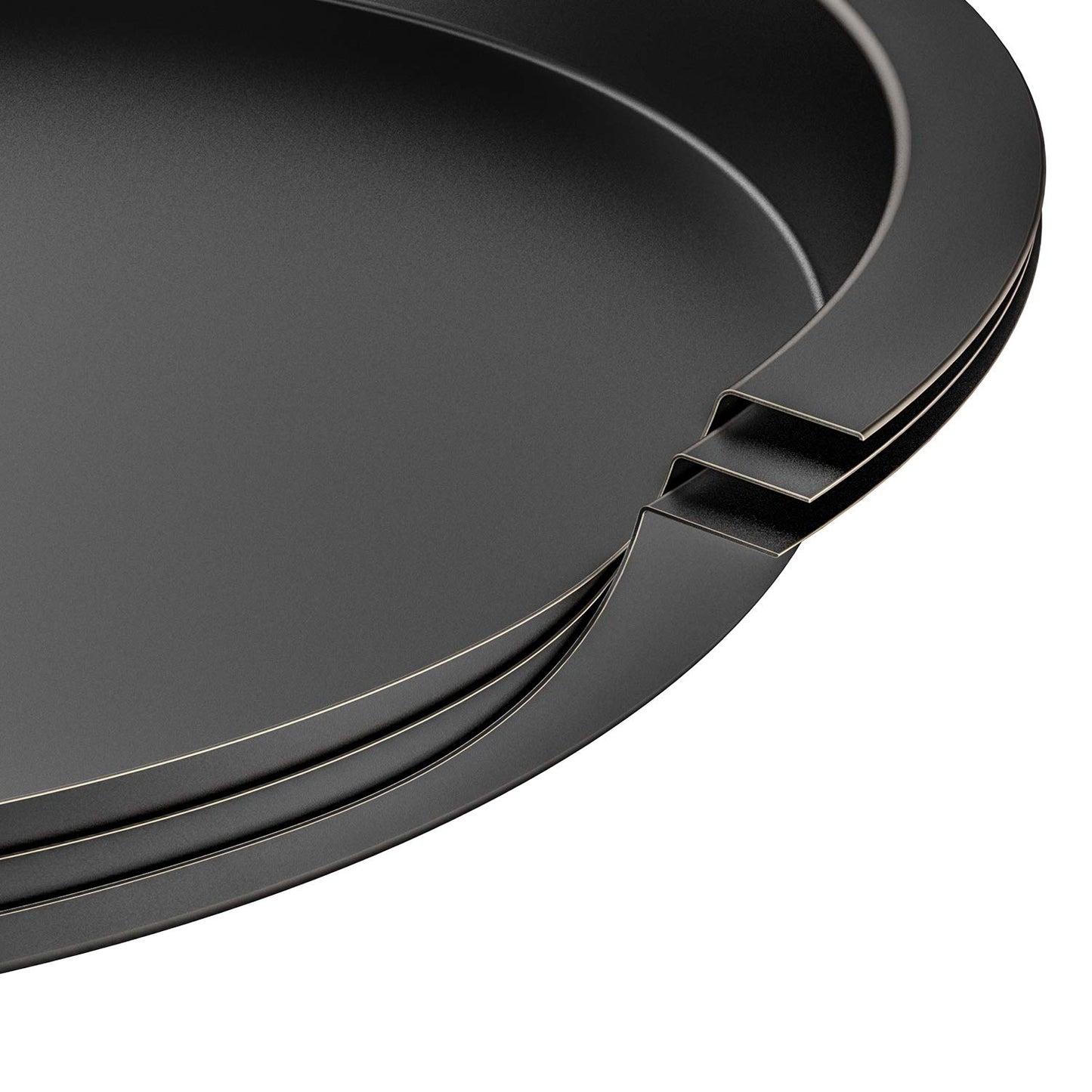 Skyflame Round Fire Pit Burner Pan Fire Bowl with Burner Ring - Drop-in Style - Made of Stainless Steel - 19 inch