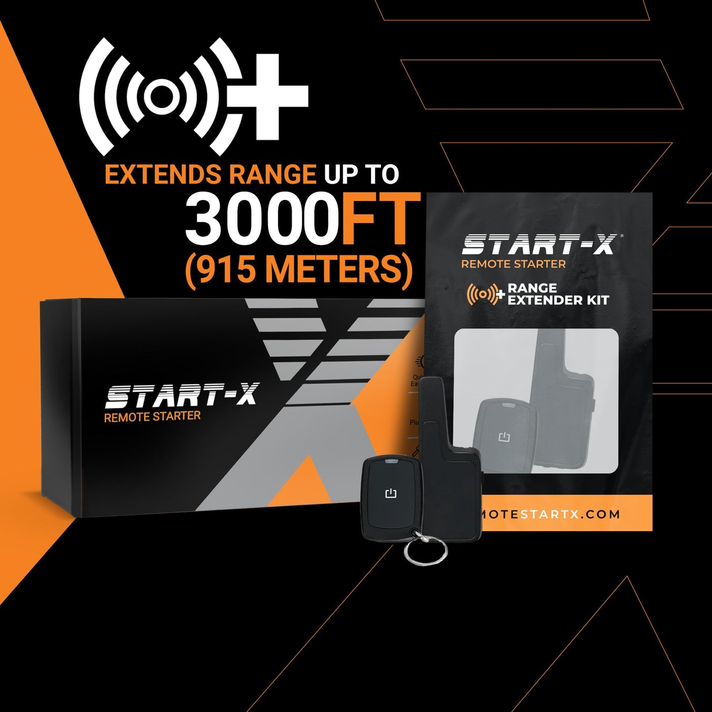 Start-X Remote Starter Kit for Select Ford F-150/F-250/F-350, Ranger, Transit, Transit Connect, Bronco Sport, Edge, Escape, Expedition & Explorer with Push-to-Start or Key Ignition | Plug & Play