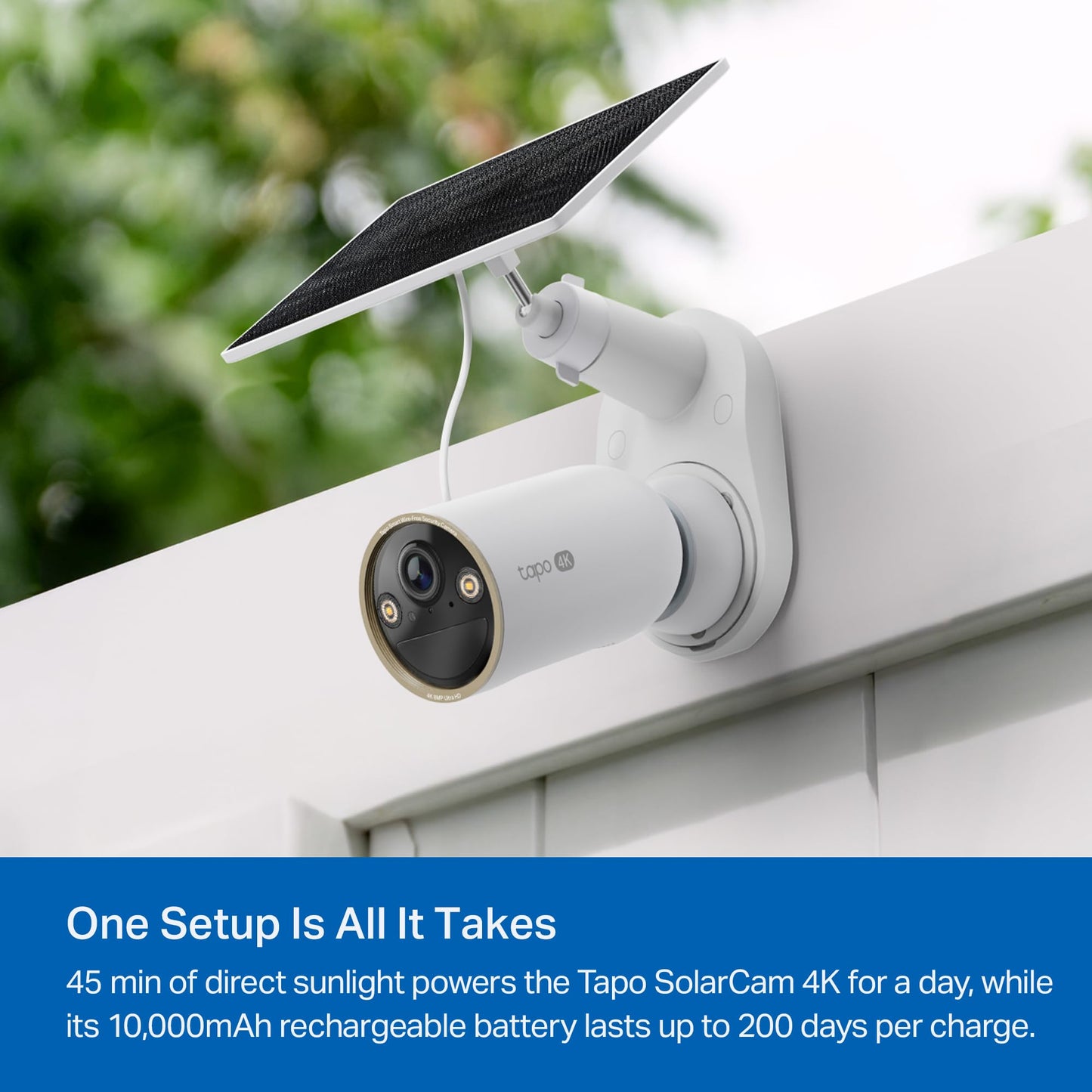 Tapo MagCam 4K Outdoor Wireless Security Camera – Battery Power with Solar Charging, Magnetic Mount, Person/Vehicle Detection, Subscription-Free Local or Optional Cloud, Works with Alexa, C460 KIT