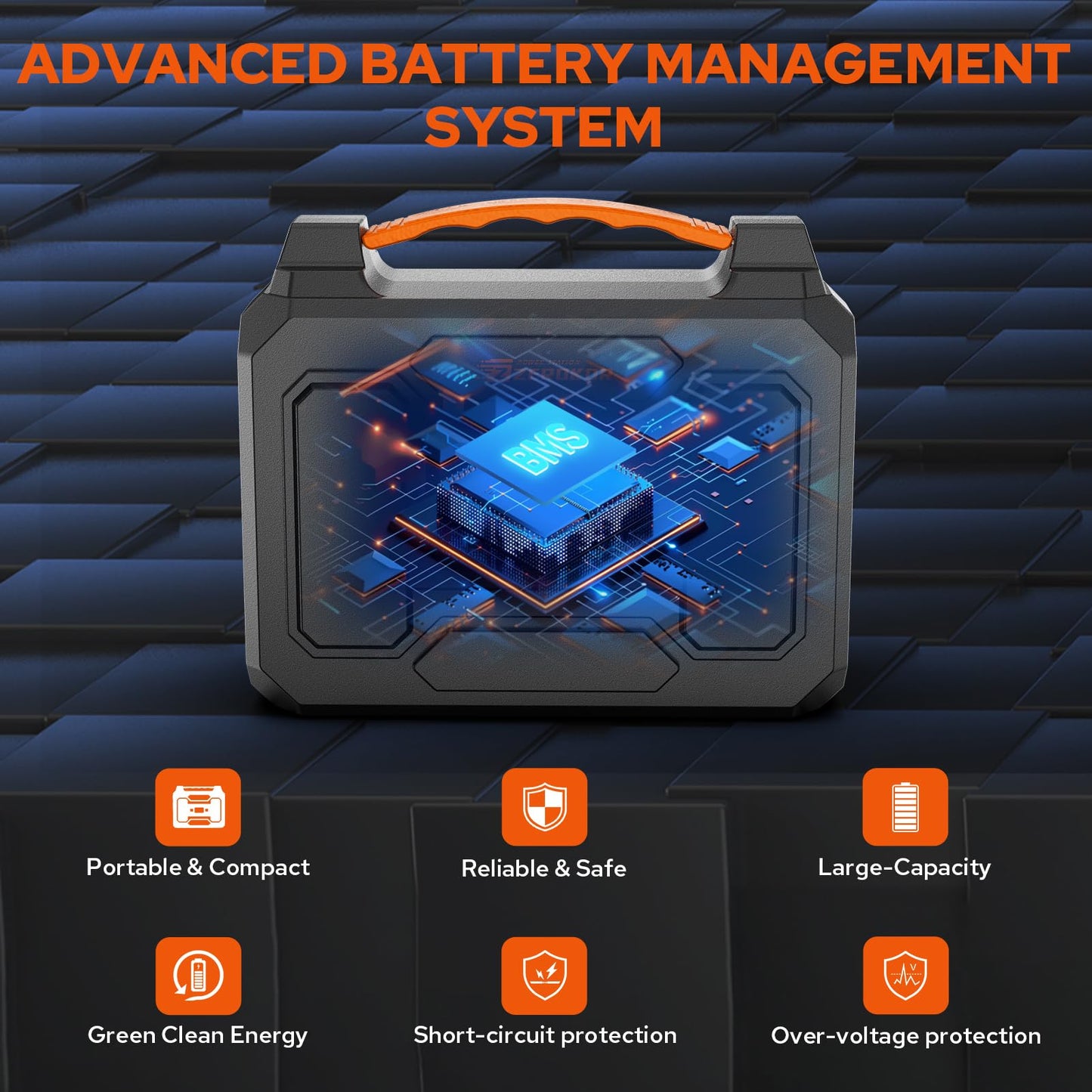 ZeroKor Portable Power Station 100W, Power Pack with 110V AC Outlet, Portable Solar Generator 146Wh External Battery with DC USB C QC3.0 for Smart Devices Camping Home RV VanLife(without Solar Panel)