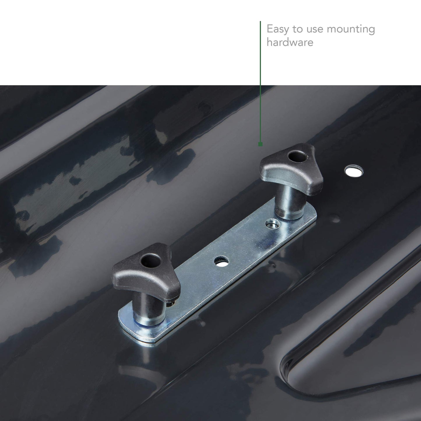 SportRack Vista XL Rear Opening Cargo Box,Black