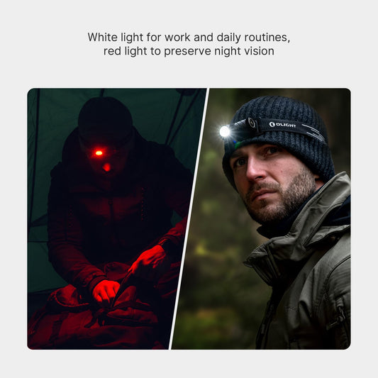 OLIGHT Perun 3 Mini Rechargeable Headlamp Flashlight Bundle Oclip Pro EDC Flashlight Clip-on Light