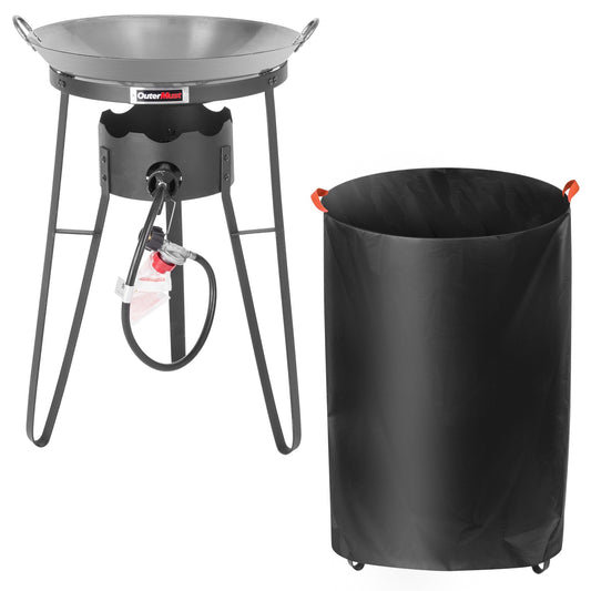OuterMust Outdoor Cooker With Wok Wok Station