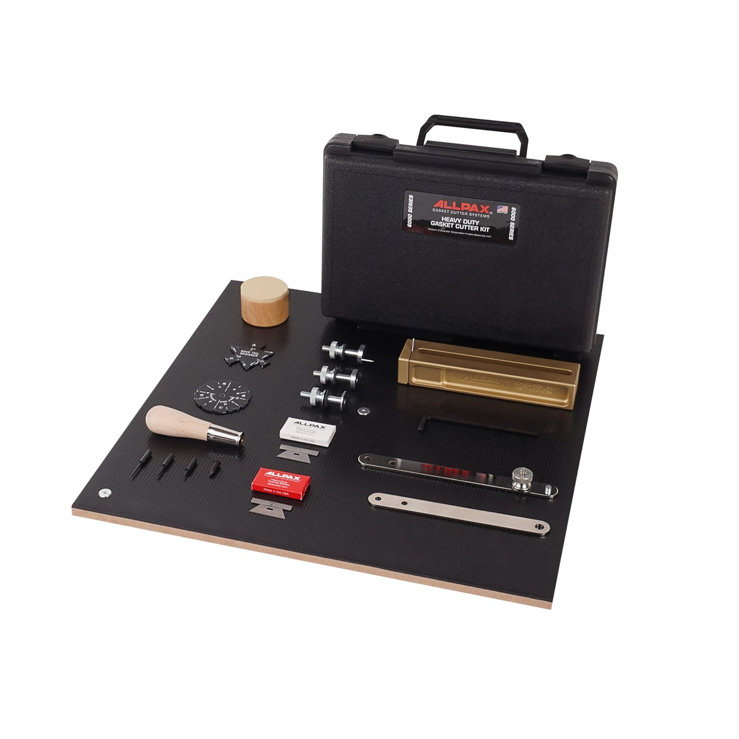 Heavy-Duty Standard Gasket Cutter Kit w/ Board - 0 to 37" (OD)