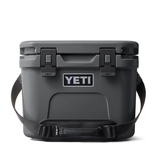 YETI Roadie 15 Hard Cooler with DoubleDuty Shoulder Strap, Charcoal