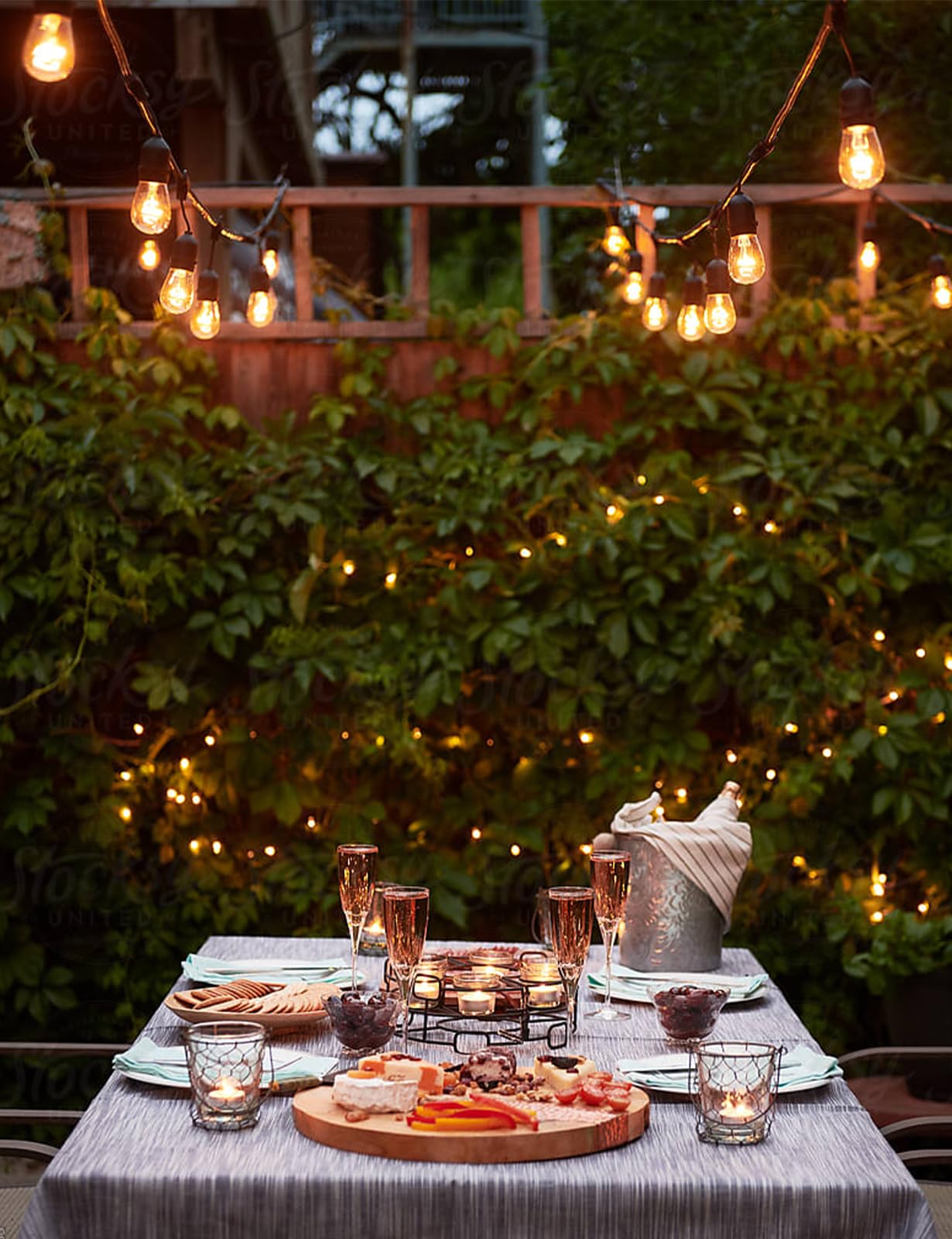 Svater Outdoor String Lights 150FT, E26 Socket, 48pcs S14 Shatterpoof Bulbs, 1 Watt Dimmable 2700K Warm White, IP65 Waterproof Commercial Grade Patio Lights（3 Pack X 50FT）