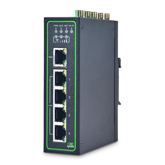 InHand Networks IR315 Industrial LTE Router (CAT 6) with GPS/GNSS,4G Mobile Gateway, Wi-Fi, Dual SIM & 4 Digital I/O – Secure VPN Travel Modem Compatible with Verizon/AT&T/T-Mobile for RV, Fleet & IoT
