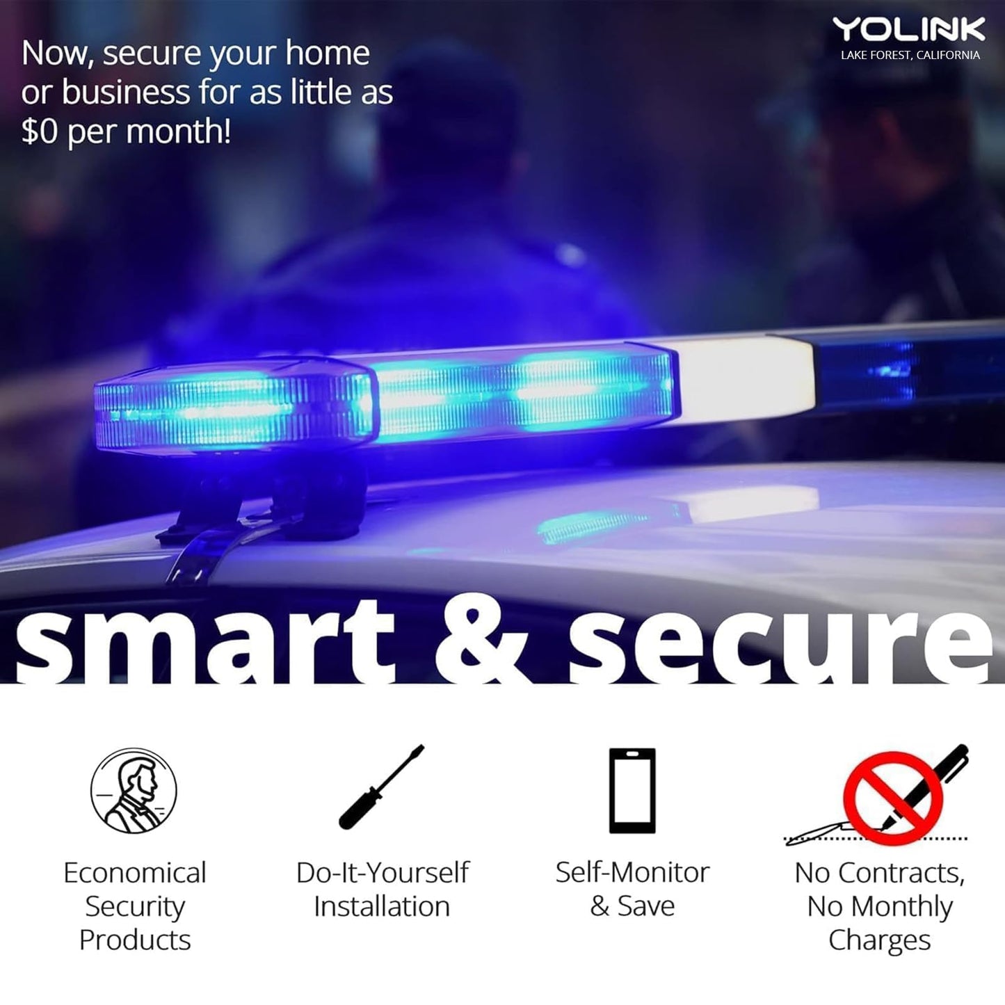 YoLink X3 Version Outdoor Alarm Controller, Ruggedized Battery-Powered Siren/Alarm/Relay Controller, Up to 1/4 Mile Open-Air Range, 130dB Siren, Alexa Assistant, Google, IFTTT, Hub Included