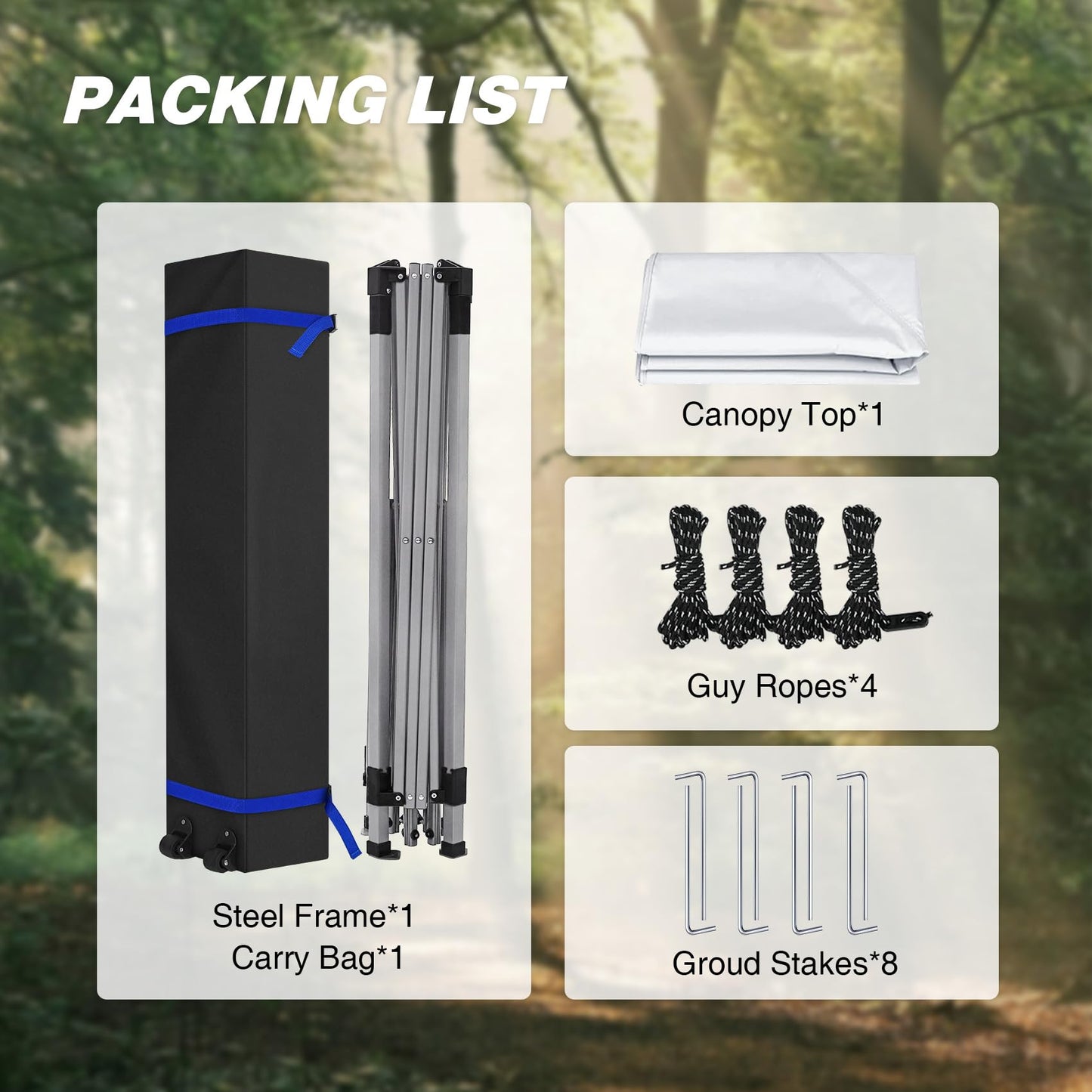 HYPER VENTURE 10x10ft Pop Up Canopy Tent with One Push Setup, Portable Outdoor Event Shelter with Rolling Carry Bag for Camping, Beach, Market, Patio (White)
