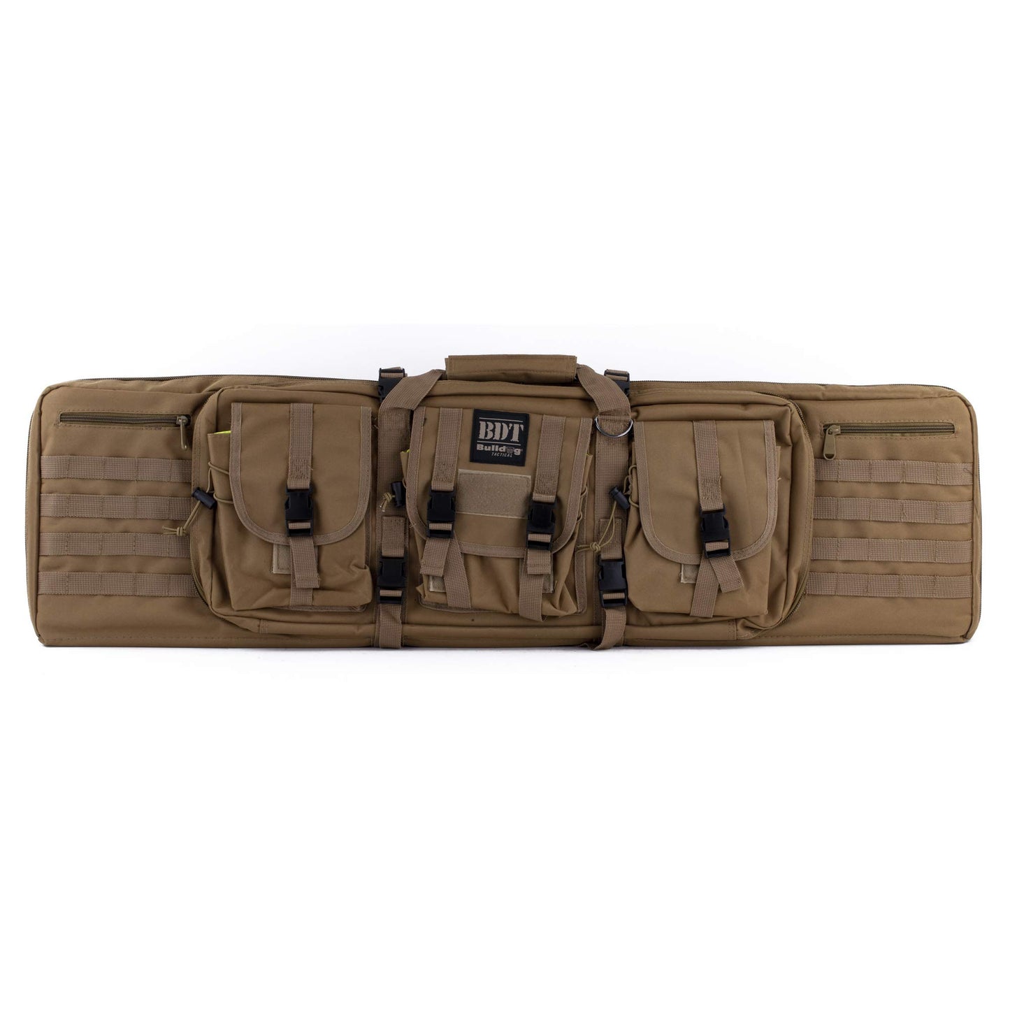Bulldog Cases 43 Inch Double Long Storage Bag, Padded Carry Case with Multiple Compartments, Tan
