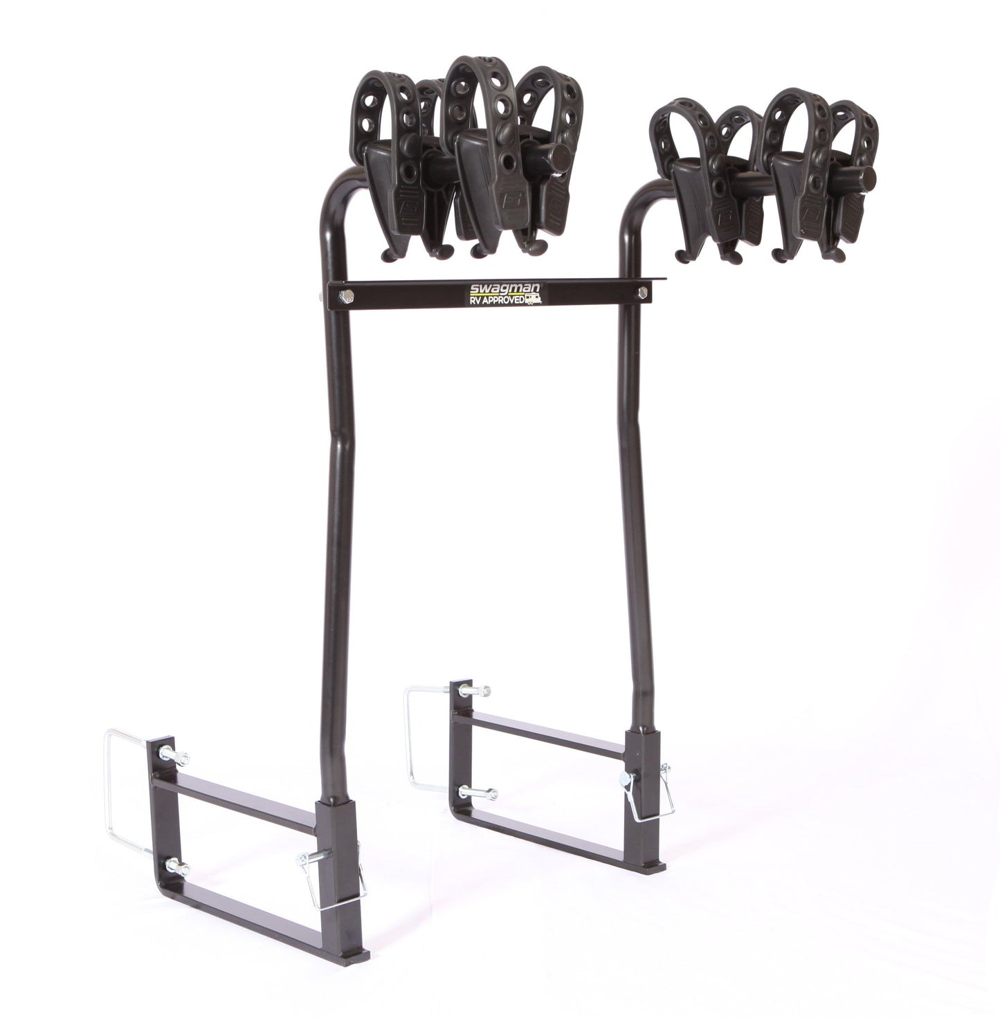 Swagman Around The Spare DLX – RV Bike Rack for Trailers with Rear Bumper Mounted Spare Tires