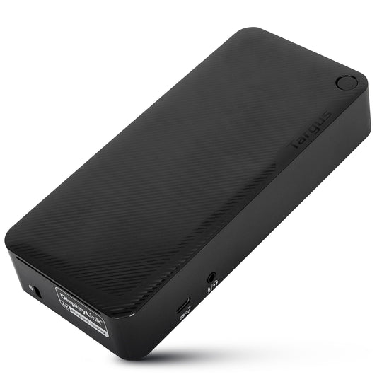 Targus USB C Docking Station Universal DV4K, USB C Laptop Docking Station Dual Monitor 2 HDMI, with Legacy Host Power Kit, Works w/Operating Systems Like Windows, Mac, Android, iOS (DOCK182USZ)
