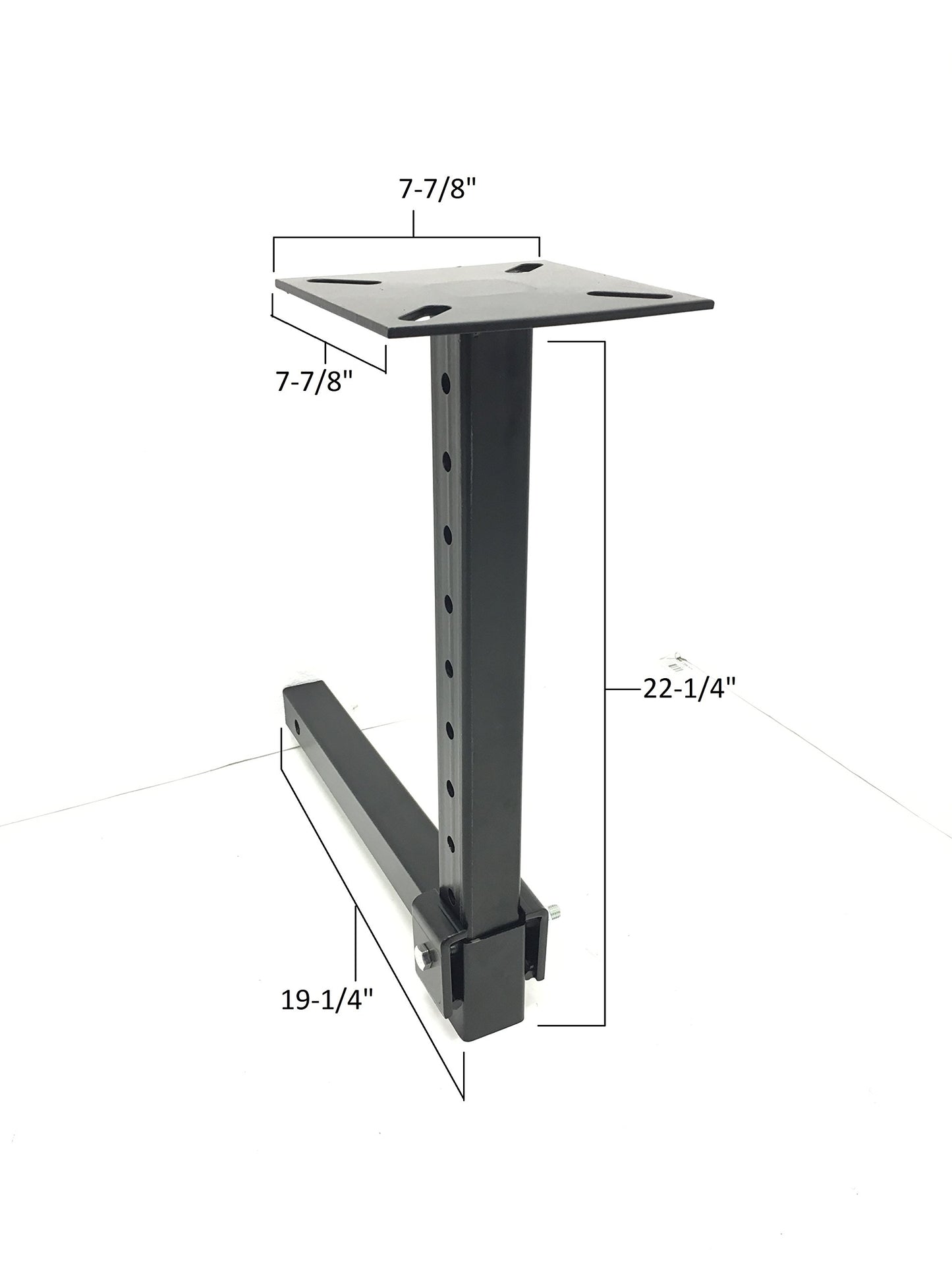 MaxxHaul Hitch Mount Vise Plate Holder Heavy‑Duty 2 Inch Receiver Workbench Mount Portable Vise and Tool Platform for Trucks SUVs and RVs Alloy Steel Construction (80356)