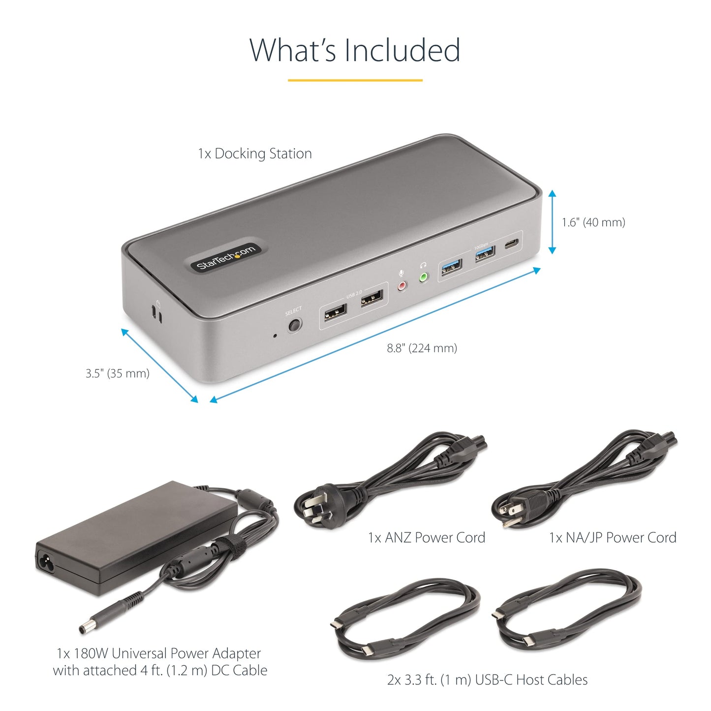 StarTech.com Dual-Laptop USB-C KVM Docking Station, Dual Monitor 4K 60Hz DisplayPort Dock, 5-Port USB Hub, GbE, 90W/45W Power Delivery to Two Laptops, Windows/Mac, 2-Host KVM Dock, TAA