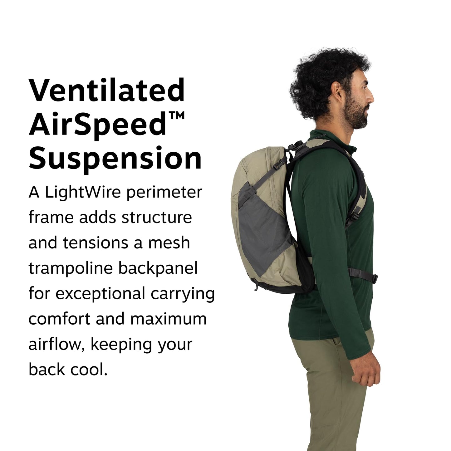 Osprey Hikelite 18L Durable Hiking Backpack - Travel Daypack with Rain Cover for Men and Women, Graphite Purple