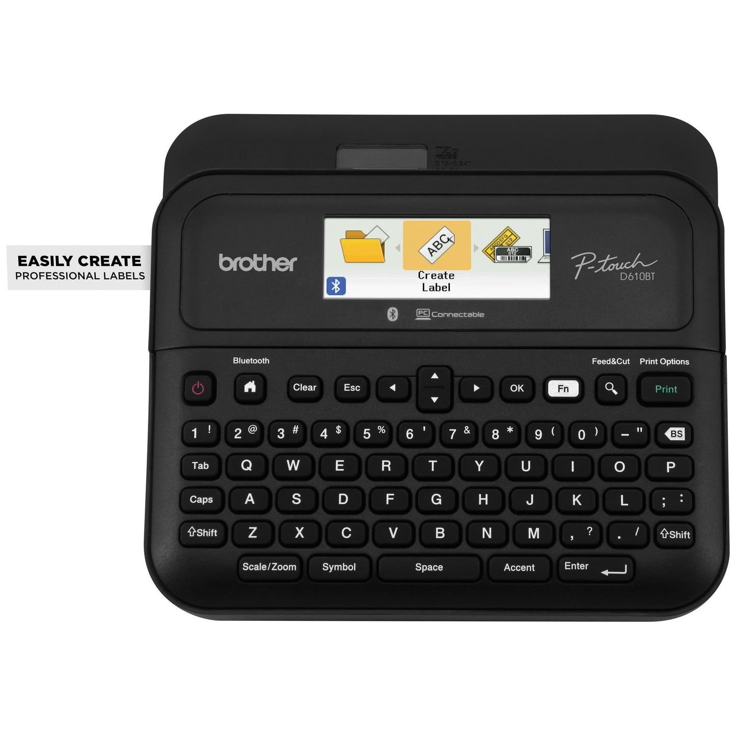 Brother P-Touch PT- D610BTVP Business Professional Connected Label Maker | Connect and Create via Bluetooth® on TZe Label Tapes up to ~1 inch