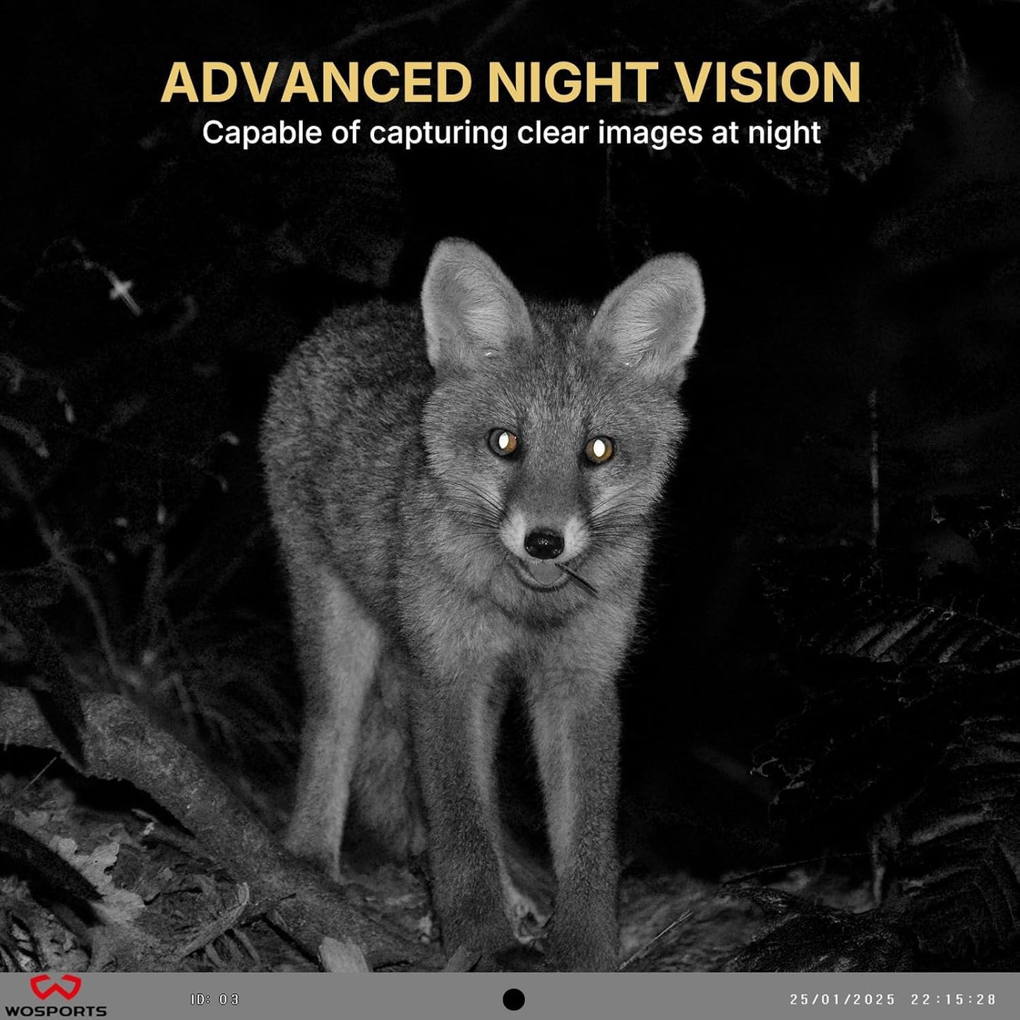 WOSPORTS Trail Camera 4 Pack 32MP 1080P HD Deer Camera with 32GB SD Card Game Cameras with Night Vision Motion Activated Waterproof for Outdoor Wildlife Monitoring with Card Reader