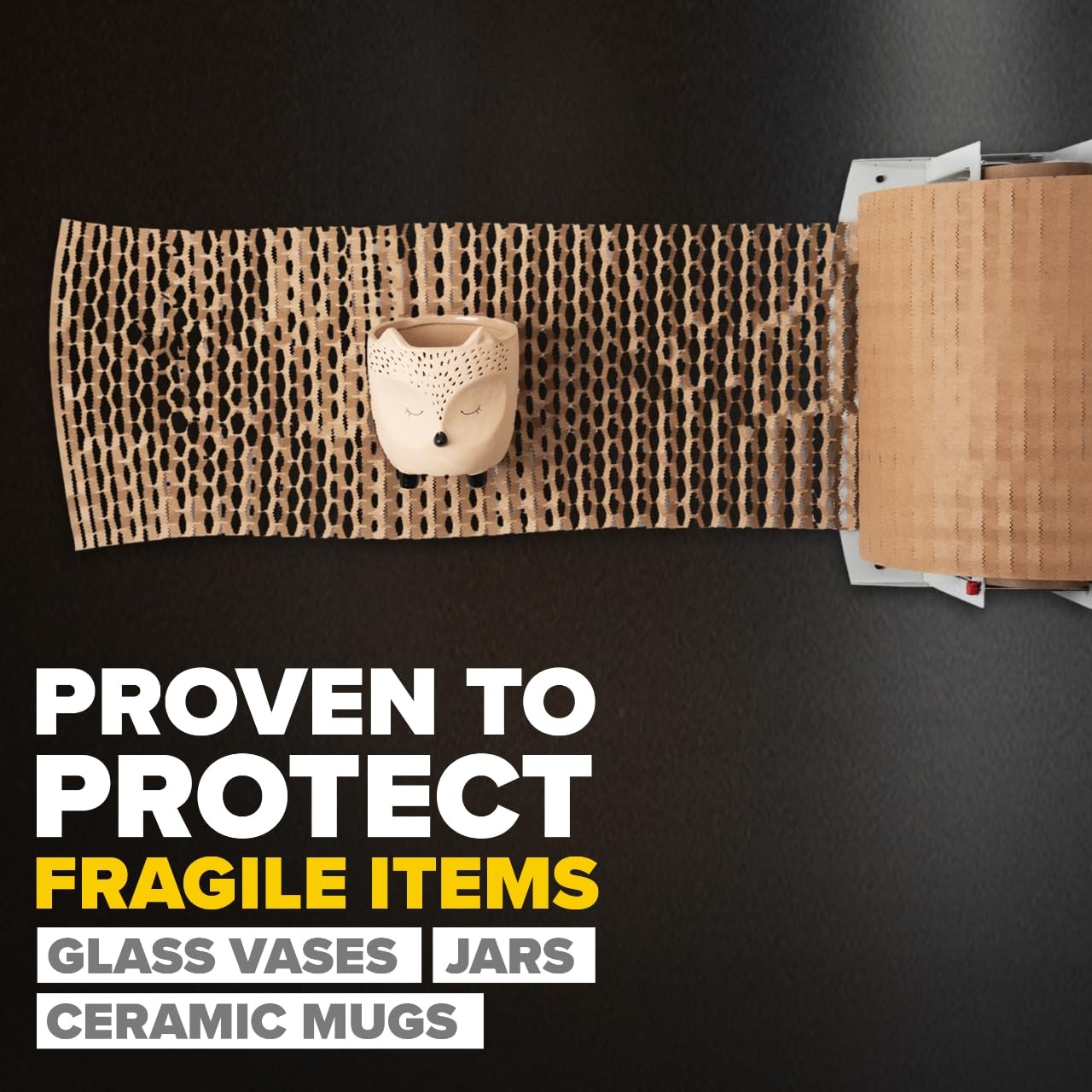 Scotch Cushion Lock Protective Wrap Refillable Dispenser, Sustainable Packaging Solution for Packing, Shipping and Moving, for 12 Inch Wide Wrap (PCW-121000-D)