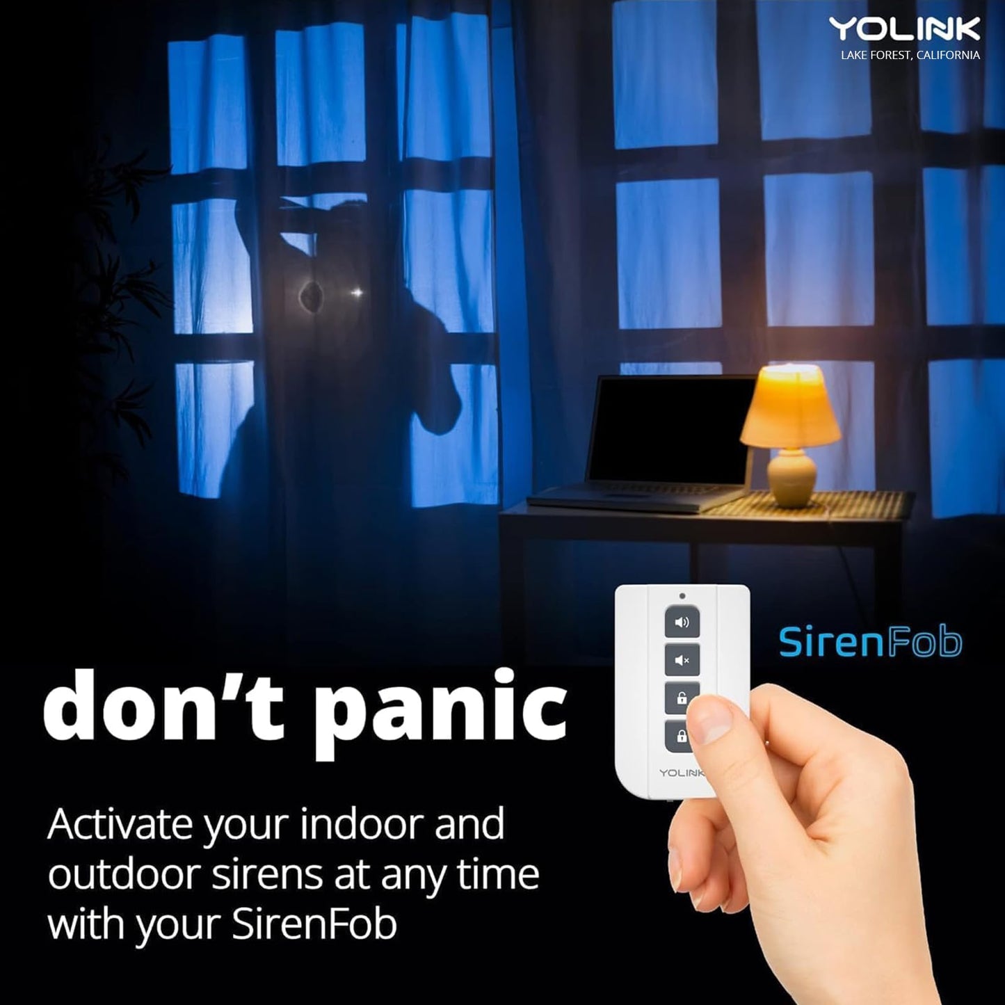 YoLink X3 Version Outdoor Alarm Controller, Ruggedized Battery-Powered Siren/Alarm/Relay Controller, Up to 1/4 Mile Open-Air Range, 130dB Siren, Alexa Assistant, Google, IFTTT, Hub Included