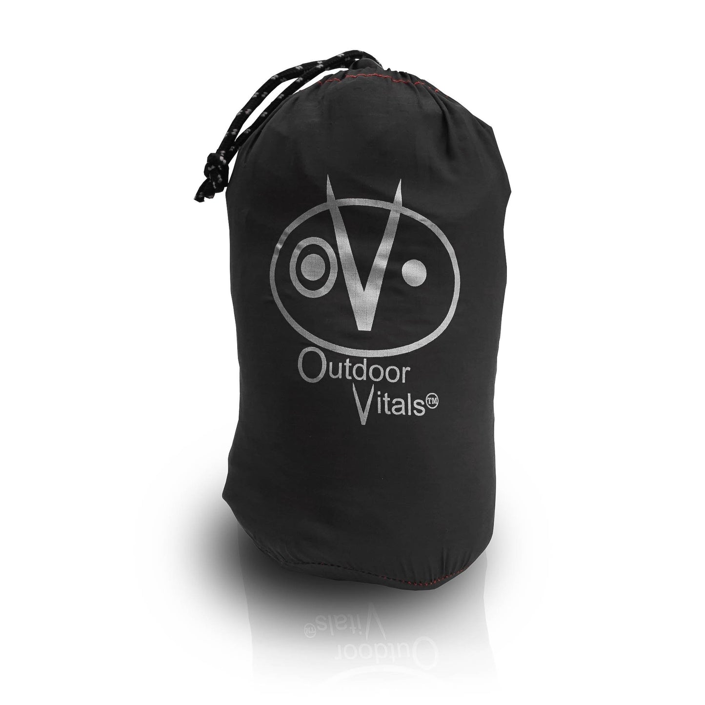 Outdoor Vitals Ultralight Hammock Under 1 lb with Suspension Included, Whoopie Sling Suspension, Tree Straps and Carry Bag (Charcoal, Double)