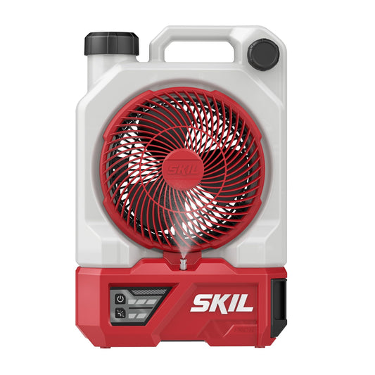 SKIL PWR CORE 20 20V 7-Inch Misting Fan Kit, Includes 2.0Ah USB-C Battery and 20W Charger- MF0700D-12