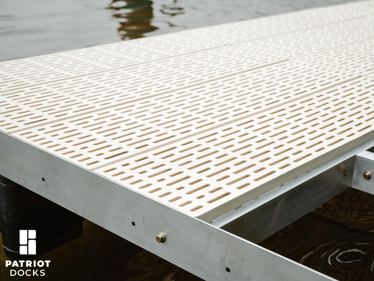 Patriot Docks 4'x4' Tan Poly Decking Panel (10861)