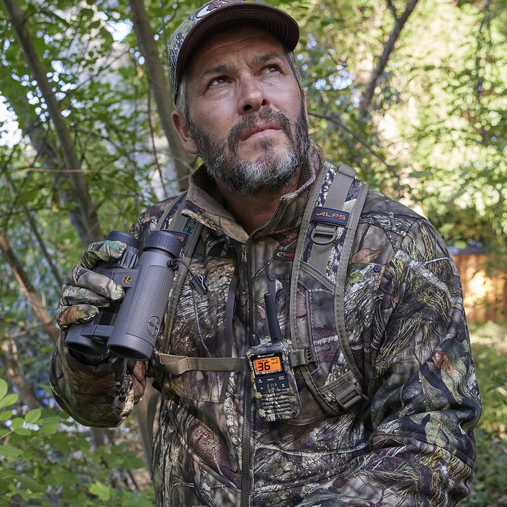 Midland - T295VP4 X-TALKER Walkie Talkies with 22 GMRS Channels – Two-Way Radio NOAA Weather Alert & Scan Technology, Dual Power Options, 121 Privacy Codes, Silent Operation – Camo, Set of 2