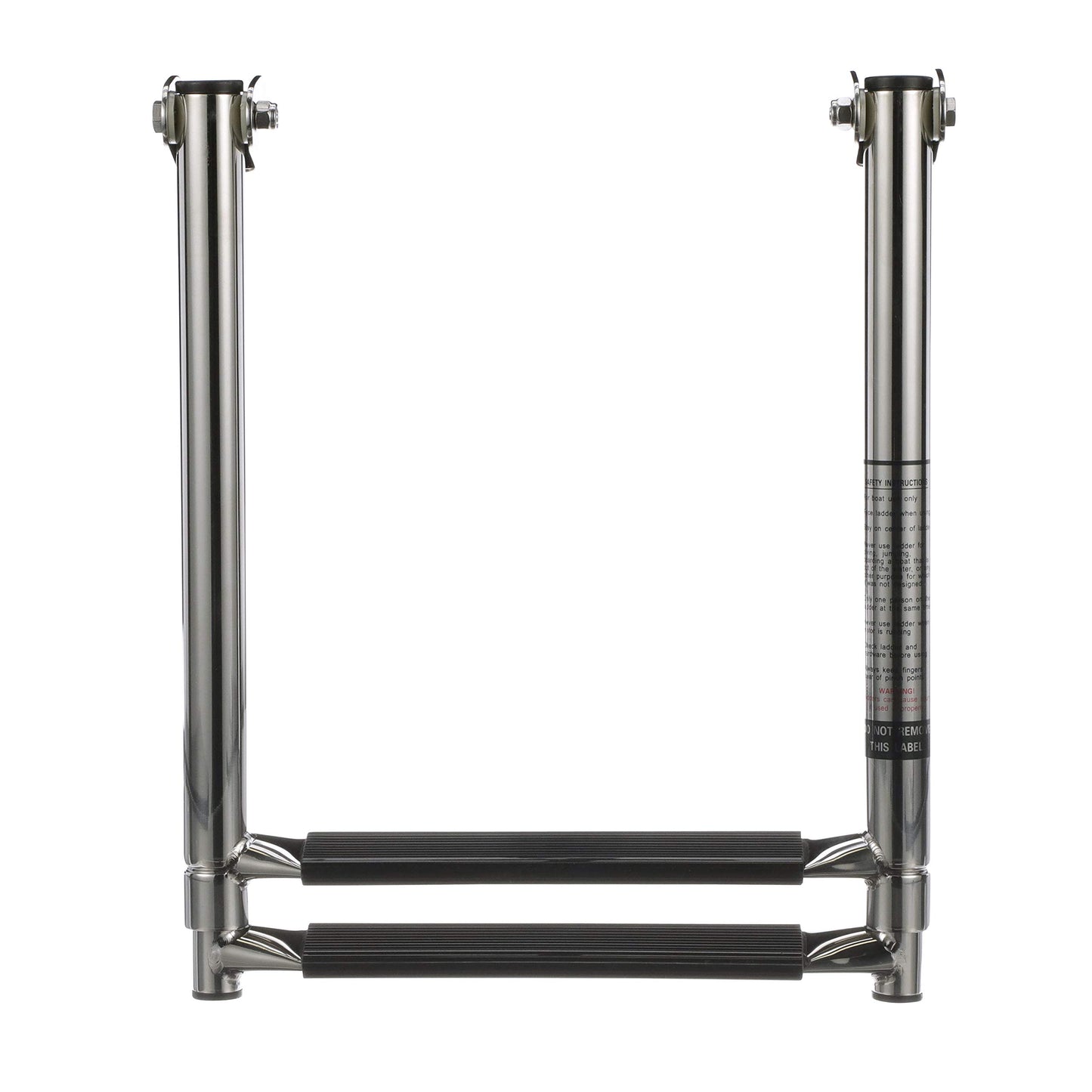 Seachoice Top Mount Telescoping Ladder for Universal Swim Platform, Stainless Steel Tubing, 2 Step, Ladder Only