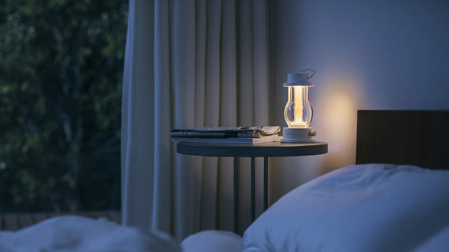 BALMUDA Combo Pack: The Toaster Gray & The Lantern White | Steam Toaster & Rechargeable LED Lantern