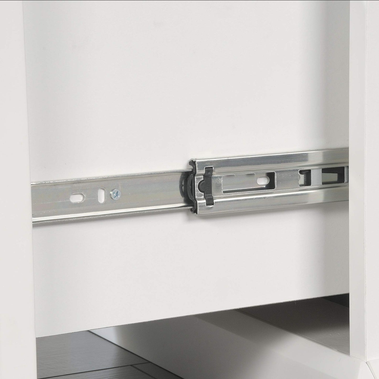 Sauder Craft Pro Series Craft Table/ Pantry cabinets, in White finish