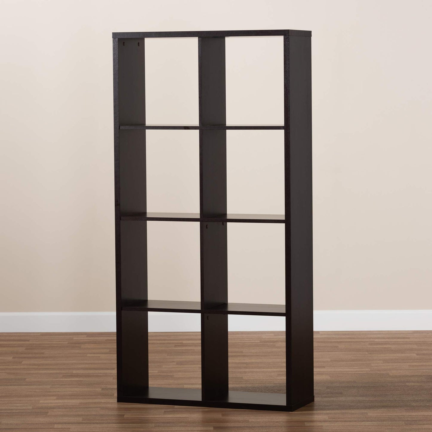 Baxton Studio Multipurpose Shelving and Cabinets, One Size, Dark Brown