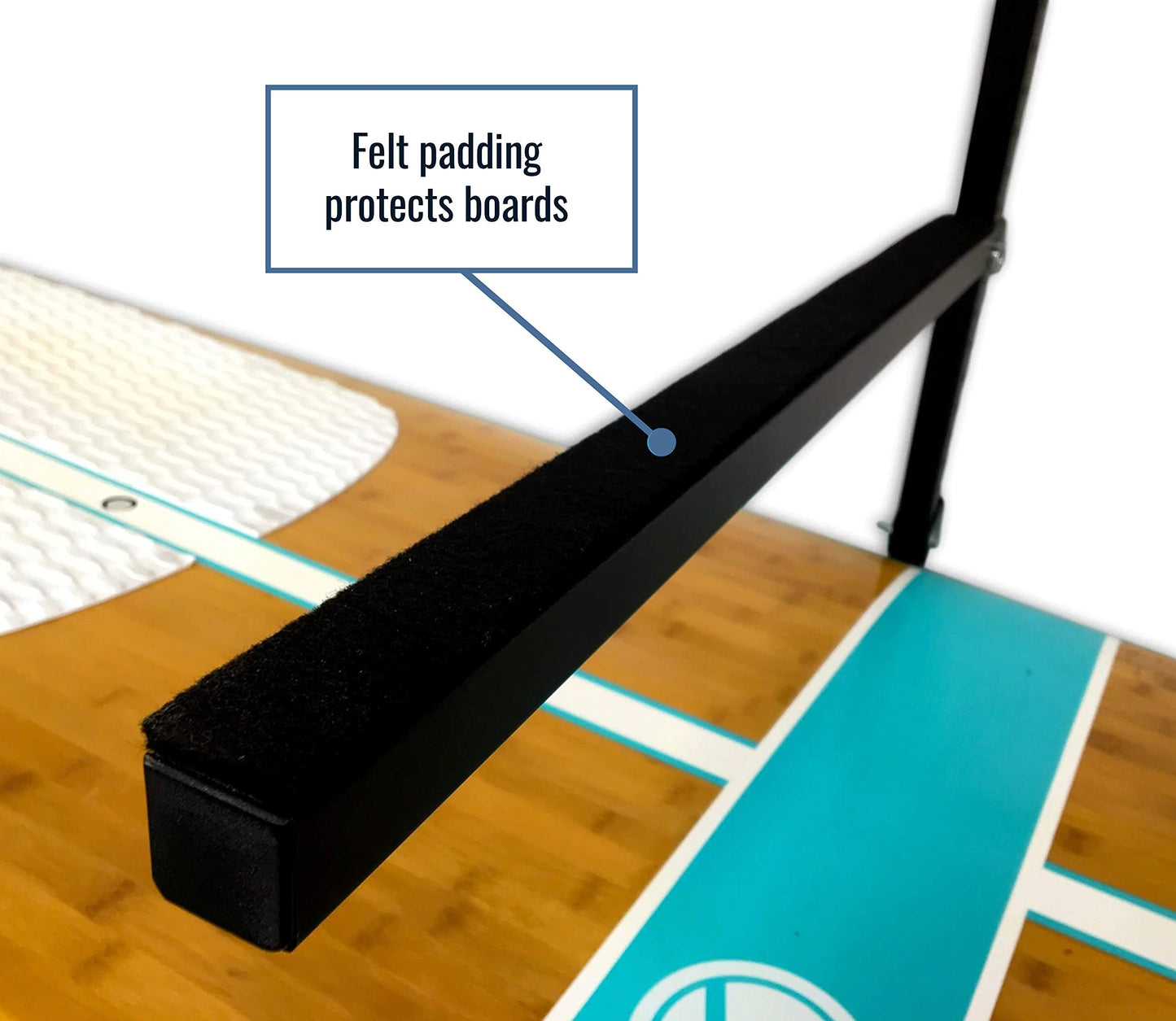 StoreYourBoard 4 Paddleboard Storage Rack, Adjustable Wall Mounted Indoor Garage Organizer, Standup Holds SUPs and Kayaks