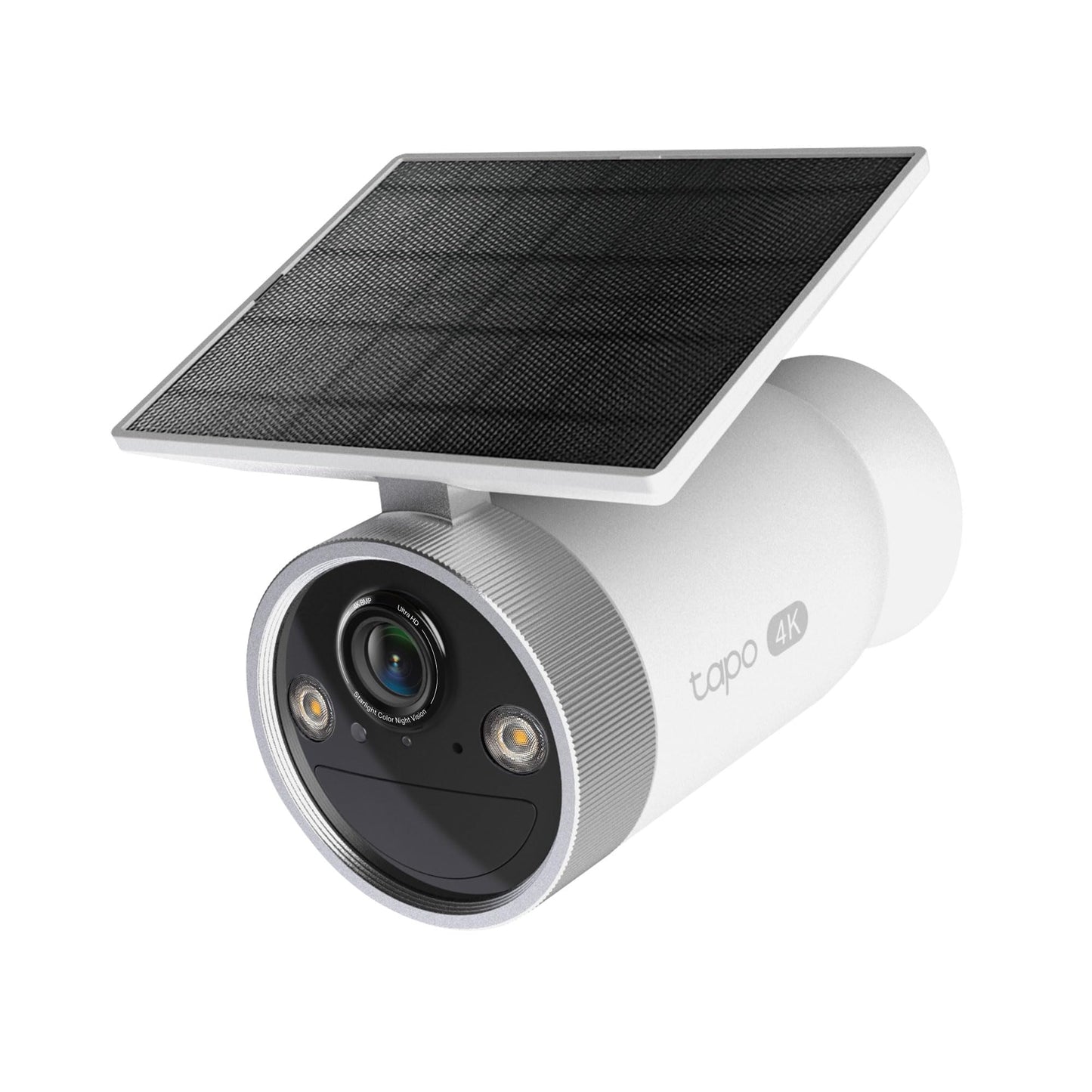 Tapo MagCam 4K Outdoor Wireless Security Camera - Battery with Integrated Solar, Magnetic Mount, Person/Vehicle Detection, 24/7 Capture, Subscription-Free Local Storage or Optional Cloud, C465
