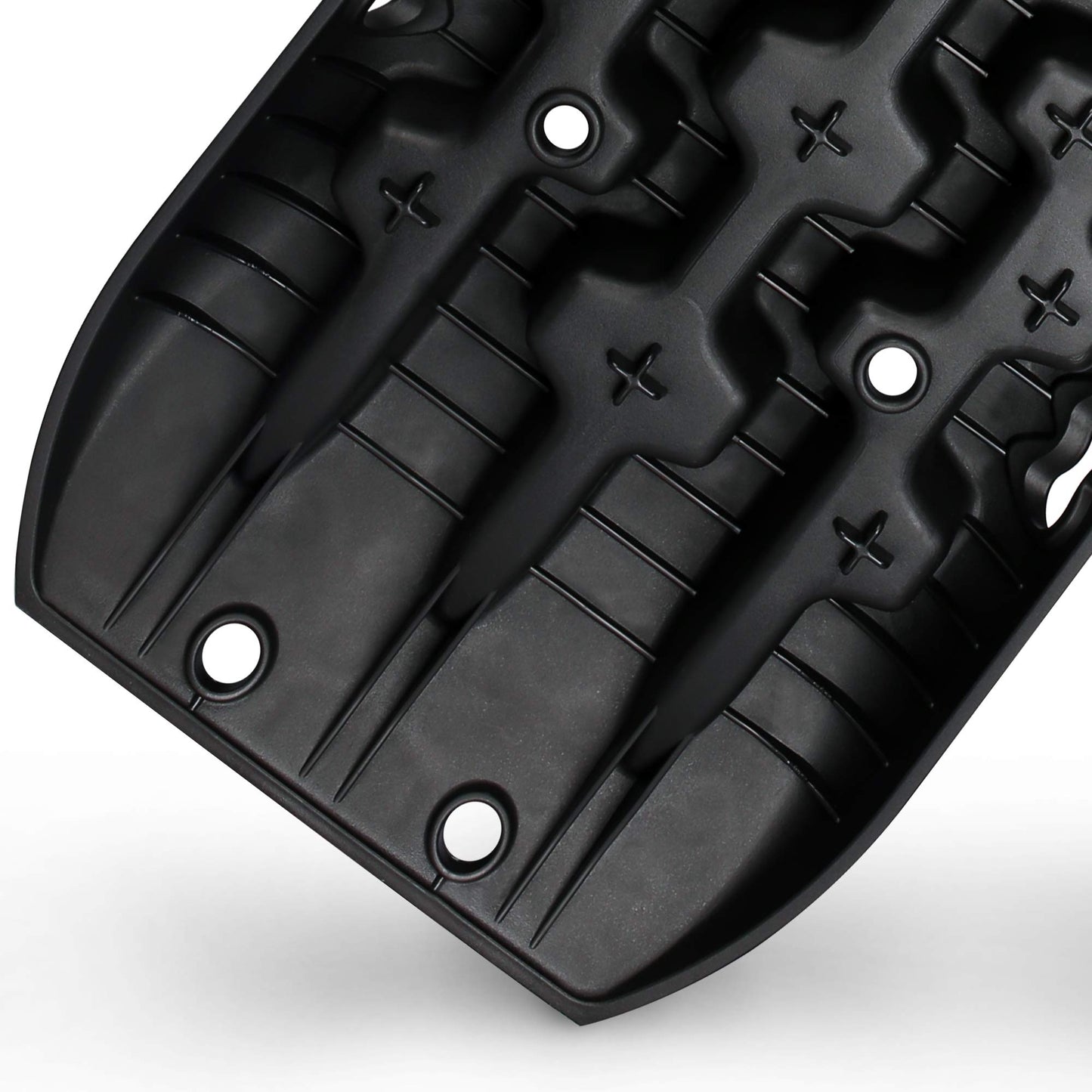 X-BULL New Recovery Traction Tracks Sand Mud Snow Track Tire Ladder 4WD (Black,3gen)