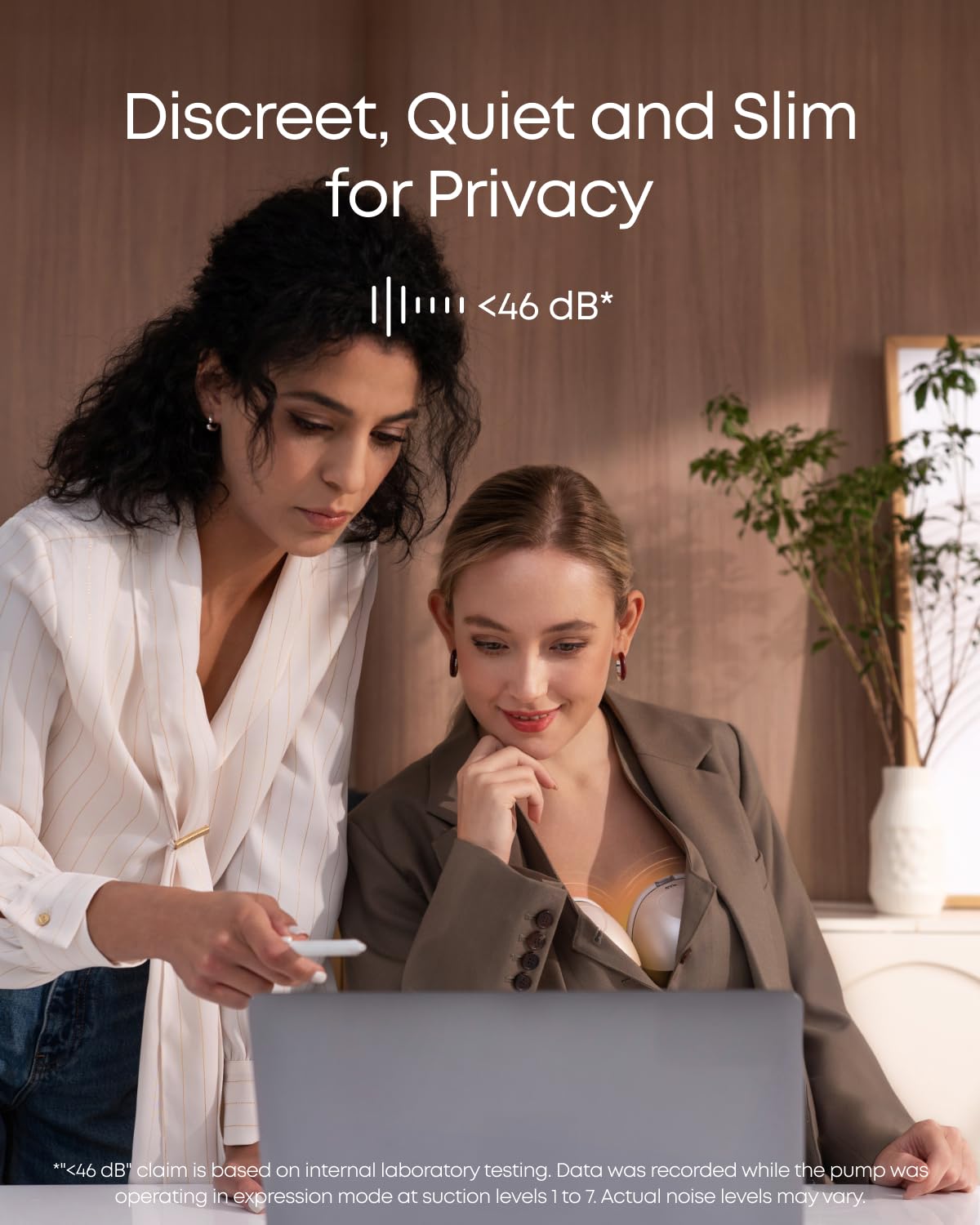 eufy Security Heated Wearable Breast Pump S1 Pro, Slim Hands-Free with Industry-Leading HeatFlow Tech, Wireless Charging Case, App-Controlled OptiRhythm, 300 mmHg Strong Suction, in-Bra Use