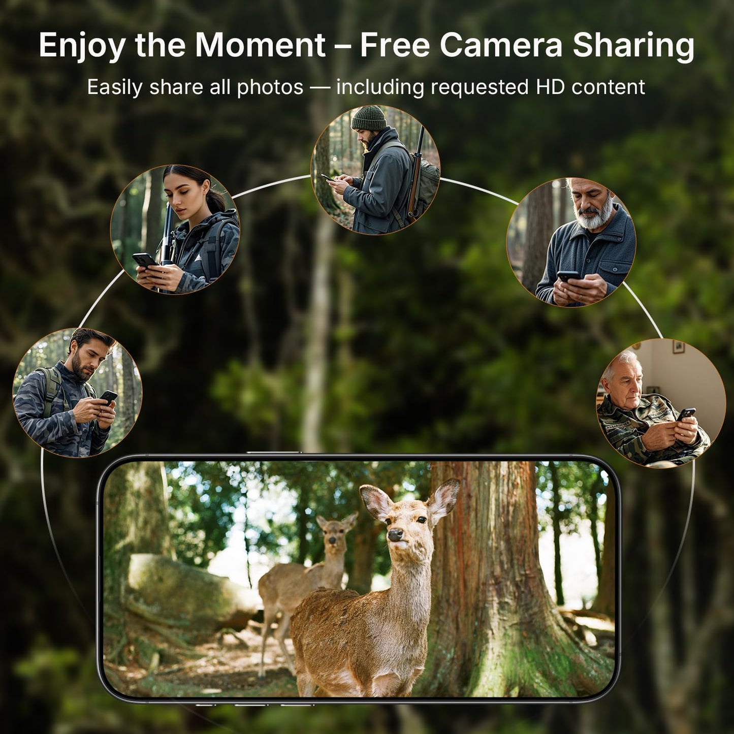 GardePro X66 Pro 2-Pack Cellular Trail Cameras (Non-WiFi), Rechargeable Battery, Live View, Instant Alerts, Shared Data Plan, Built-in GPS, Motion Activiated