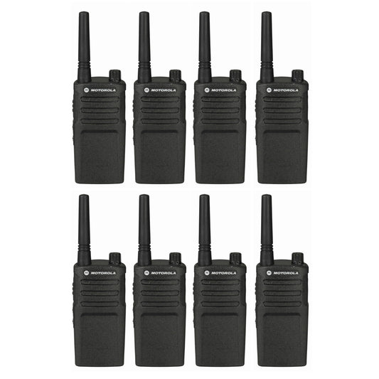 Motorola Solutions RMM2050 8-Pack Two Way Radio Analog Non-Display MURS
