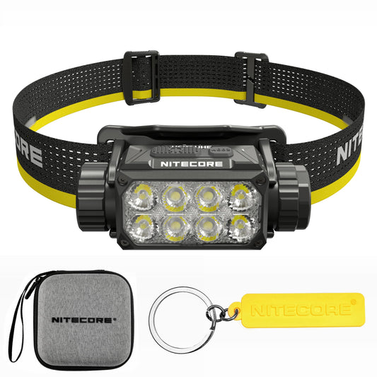 Nitecore HC75 UHE 3000 Lumen Flood Spot Light E-Focus Adjustment Work Headlamp Headlight Tag