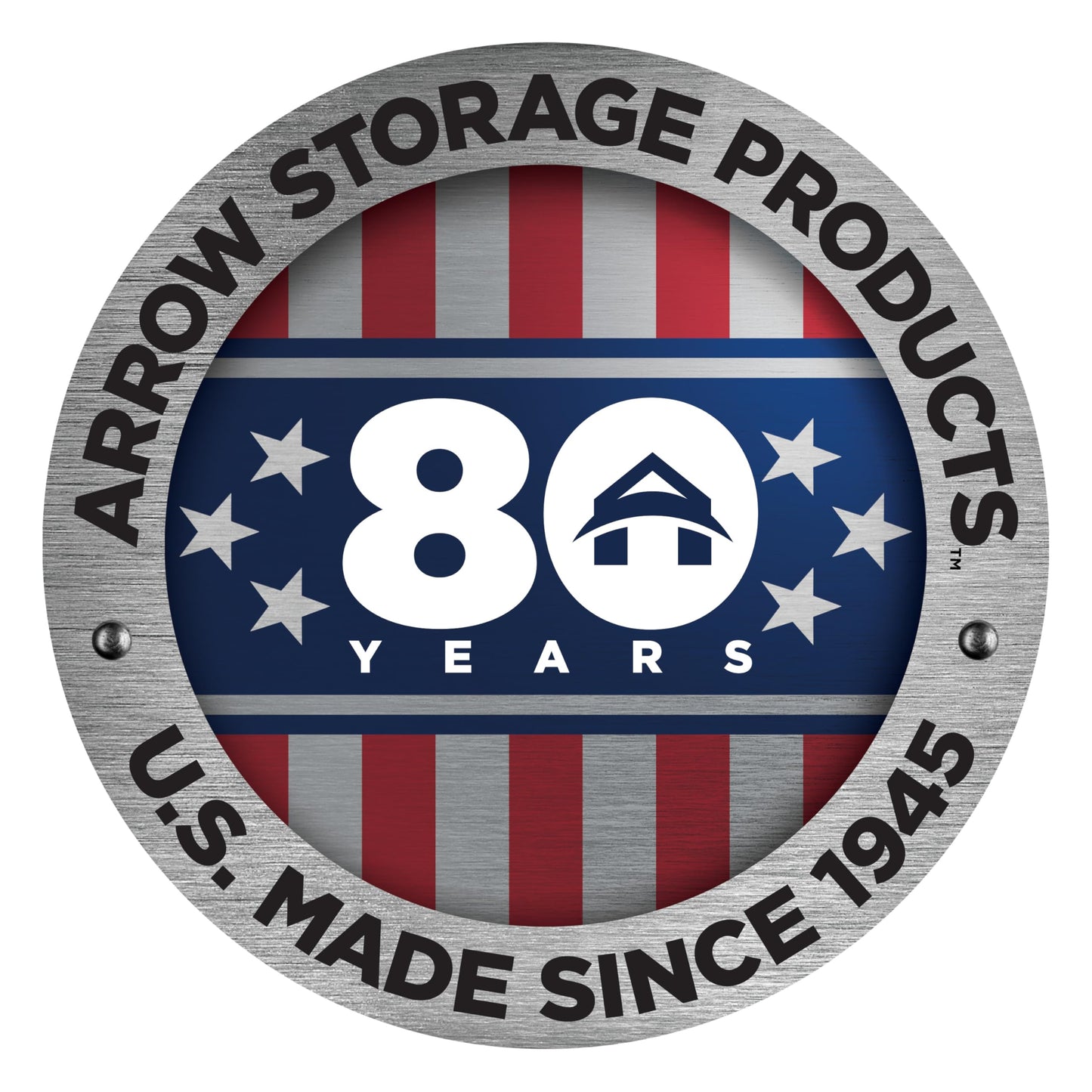 Arrow 10' x 9' All-Weather Galvanized Steel Rear Carport Enclosure Wall Kit with Frame and Hardware, Eggshell