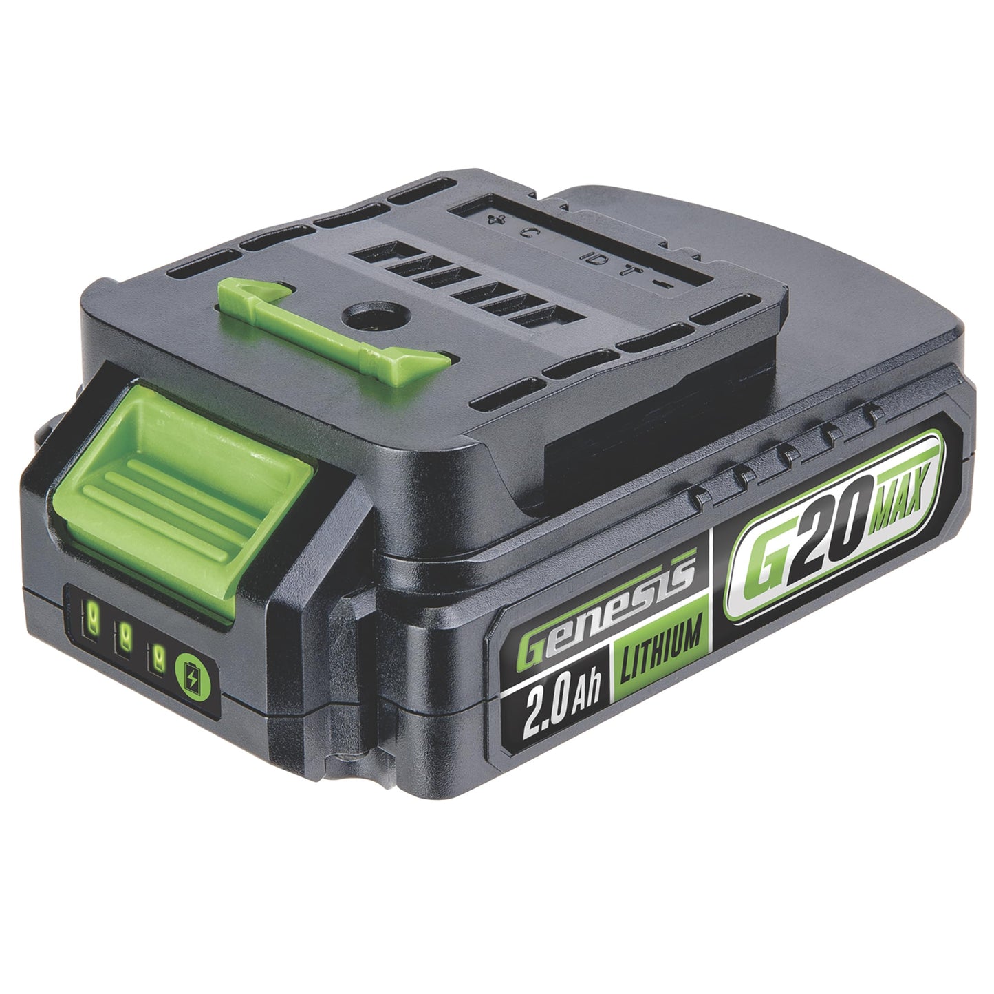 Genesis G20MAX 20V Drill/Impact Driver Combo Kit, LED Light Metal Ratcheting Chuck, 450 in-lbs drill, 1600 in-lb Impact Driver Two 2.0Ah Batteries, Charger, and Storage Bag GL20DIDKB2