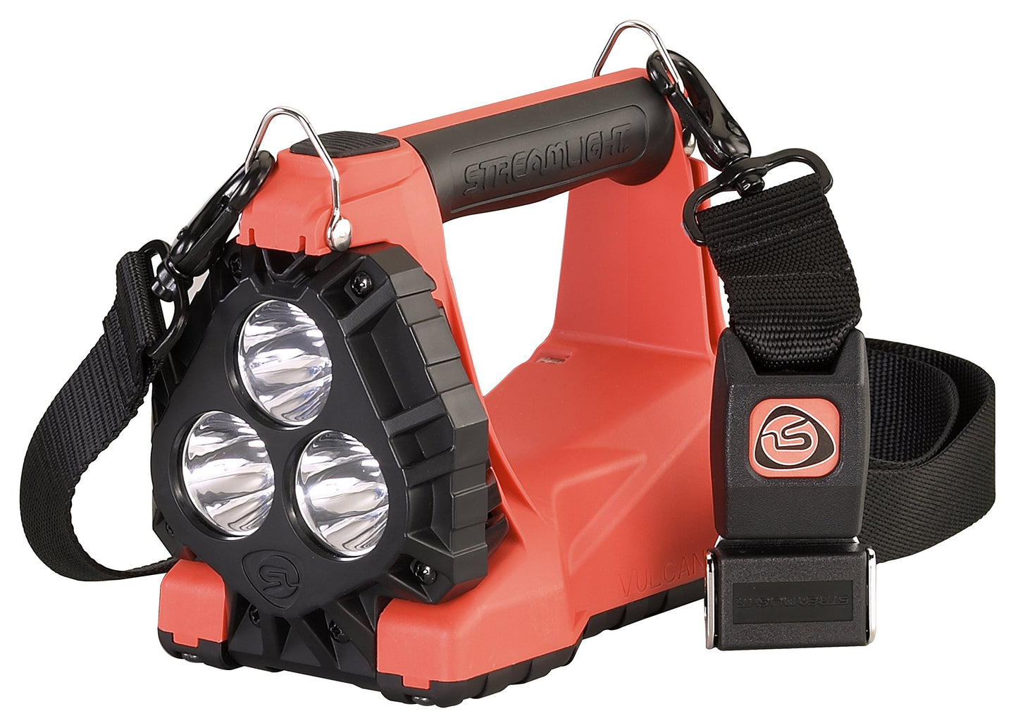 Streamlight 44331 Vulcan 180 HAZ-LO Standard System Class I DIV.1 450-Lumen Rechargeable Lantern/Portable Scene Light with 120V/100V AC/12V DC Charger and Quick Release Shoulder Strap, Orange