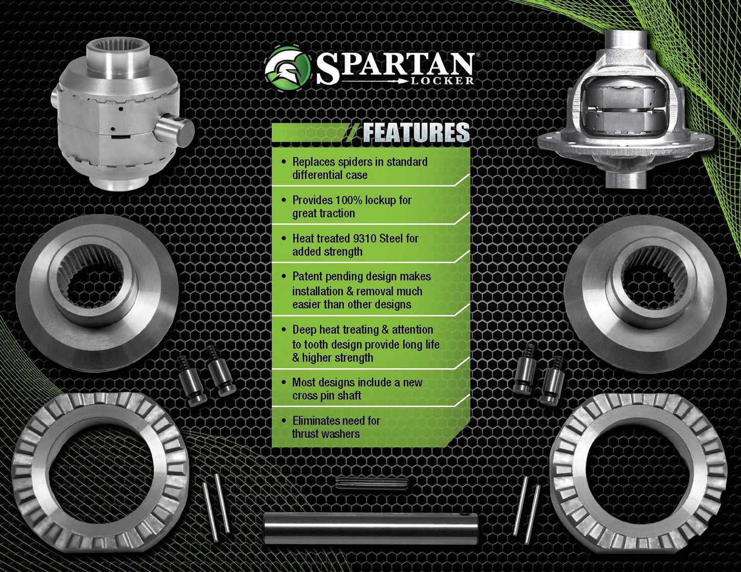USA Standard Gear SL GM12-30 GM 12 Bolt differential-30 Spline axles Spartan Locker