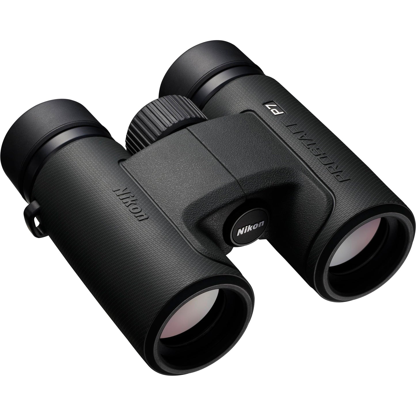 Nikon PROSTAFF P7 10x30 Binoculars 10x Magnification Compact Outdoor Binoculars Bundle with ProStaff Suspender Harness Binocular Strap + Cleaning kit + Floating Strap