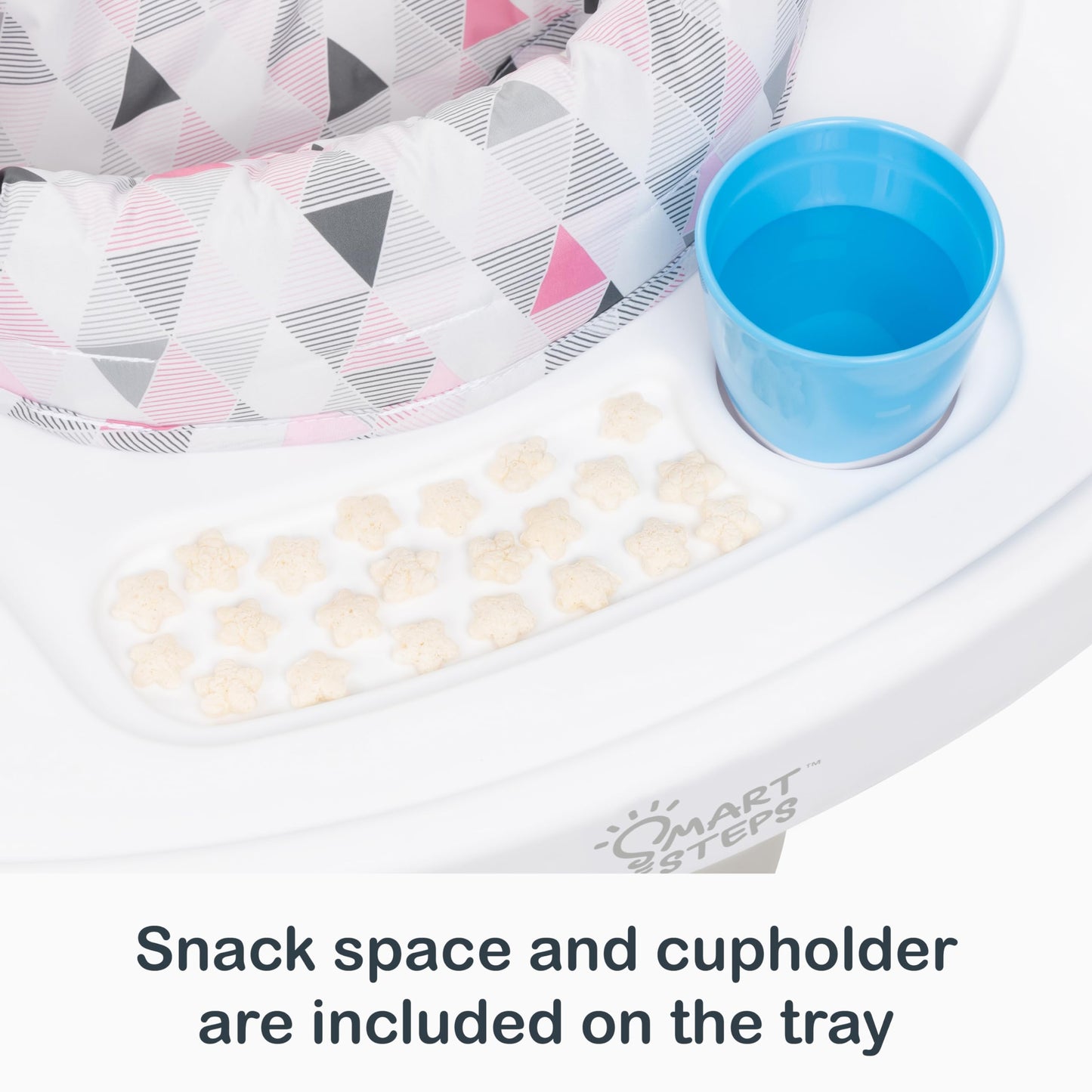 Smart Steps® Bounce N’ Play 3-in-1 Activity Center, Harmony Pink