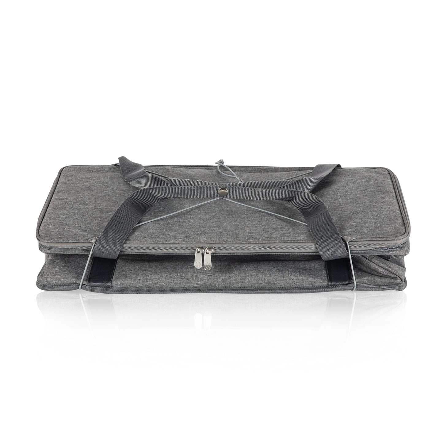 PICNIC TIME NHL Minnesota Wild 64 Can Collapsible Cooler, Large Insulated Soft Cooler Bag, Portable Beach Cooler with Shoulder Strap, (Heathered Gray)